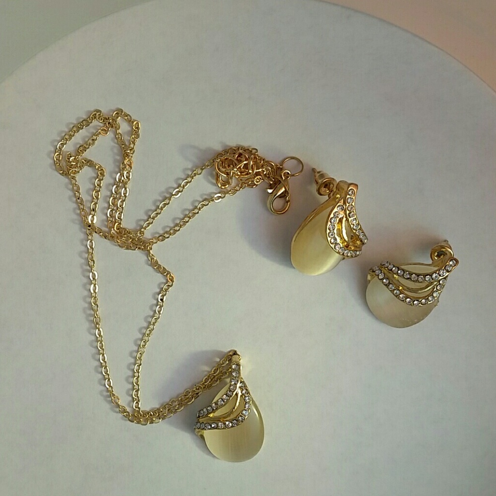 Necklace and Earrings